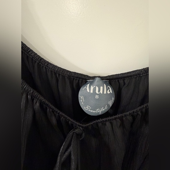 NWT ARULA Black Long Sleeve Dress - Picture 6 of 11